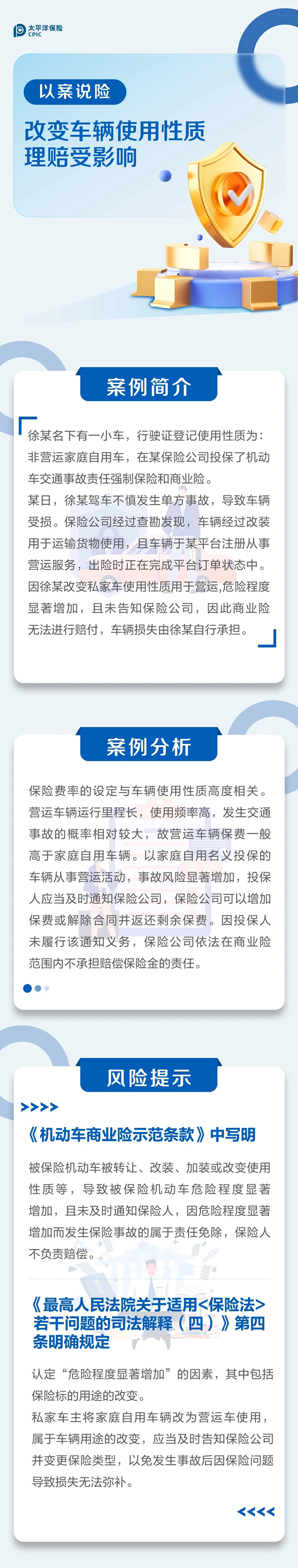太保产险：以案说险 改变车辆使用性质理赔受影响.jpg